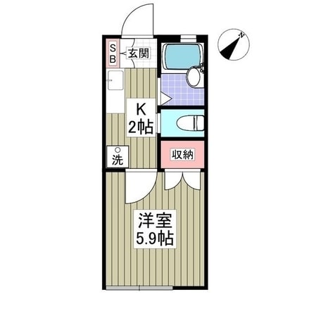 鈴木ハイムの物件間取画像